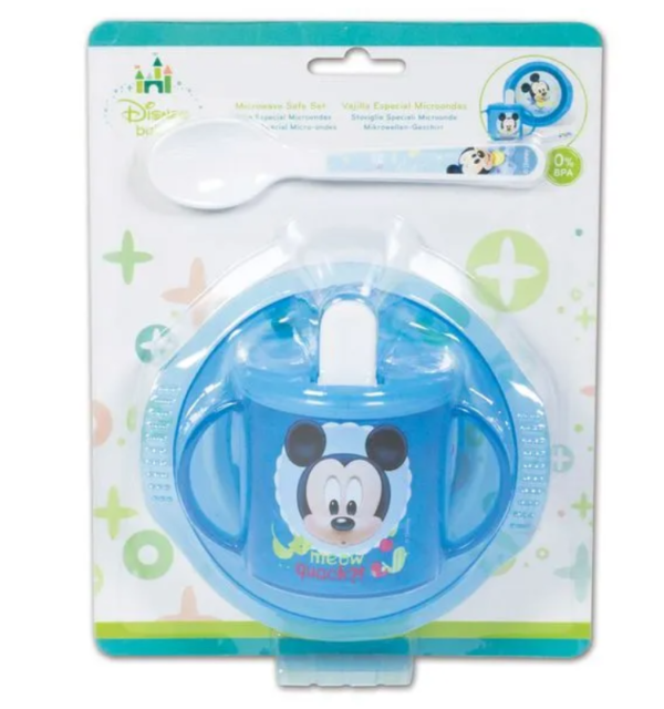 Conjunto De Alimentação Disney - Azul - Image 2